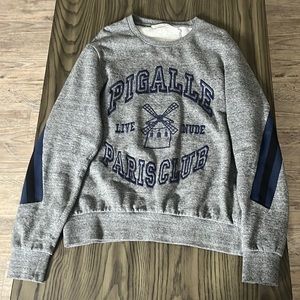 Grey men’s medium eleven Paris sweatshirt